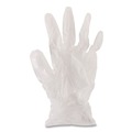 Disposable Gloves | Boardwalk BWK365SCT 2.6 mil 9.5 in. Long Powder-Free General Purpose Vinyl Gloves - Small, Clear (100/Box, 10 Boxes/Carton) image number 3
