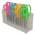 Office Jansan | Westcott 13141 5 in. Long, 1.75 in. Cut Length Pointed Tip Kids Scissors - Assorted Handles (12/Pack) image number 1