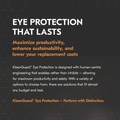 Eye Protection | Ansell 20747 V50 OTG Safety Eyewear - Black Frame/Smoke Mirror Anti-Fog Lens image number 3