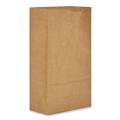 Office Jansan | Ross & Wallace Paper Products 100306500PK/BL 5.88 in. x 3.63 in. x 11 in. #6 Size Grocery Paper Bags - Kraft (500/Bundle) image number 6