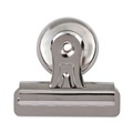 Office Jansan | Universal UNV31261 Bulldog Magnetic Clips - Medium, Nickel (12/Pack) image number 3