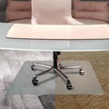 Cleaning & Janitorial Supplies | Floortex NRCMFLPD0005 Cleartex Unomat 60 in. x 48 in. Anti-Slip Chair Mat for Hard Floors and Flat Pile Carpets - Clear image number 3