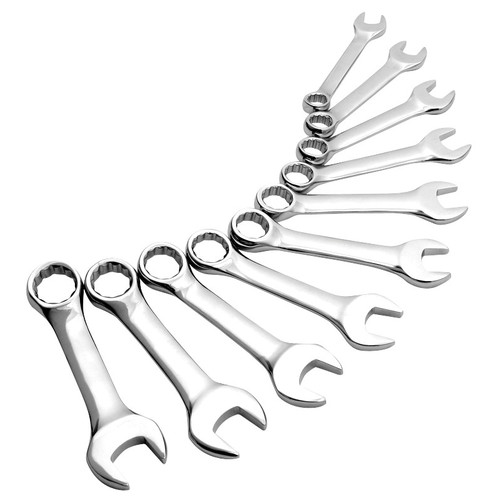 Combination Wrenches | Sunex 9930M 10-Piece Metric Stubby Combination Wrench Set image number 0