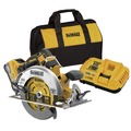 Circular Saws | Factory Reconditioned Dewalt DCS590WW1R 20V MAX XR Lithium-Ion Brushless 7-1/4 in. Cordless Circular Saw Kit with POWERPACK (8 Ah) image number 0