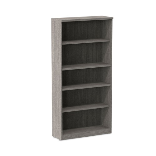  | Alera ALEVA636632GY 31.75 in. x 14 in. x 64.75 in. Valencia Series 5 Shelf Bookcase image number 0