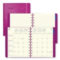 Calendars & Planners | Filofax C1811003 10.88 x 8.5 Soft Touch 17-Month Aug 2024-Dec 2025 Planner - Fuchsia Cover image number 0