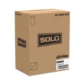 Cutlery | SOLO 316W-2050 16 oz. Single-Sided Poly Paper Hot Cups - White (50 Sleeve, 20 Sleeves/Carton) image number 4