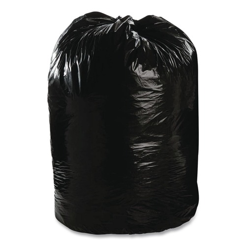 Trash Bags | Stout by Envision T3860B15 38 in. x 60 in. 1.5 mil. 60 Gallon Total Recycled Content Plastic Trash Bags - Brown/ Black (100/Carton) image number 0