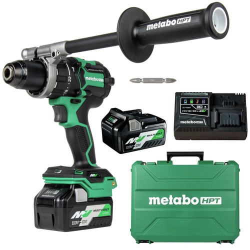 Hammer Drills | Metabo HPT DV36DCM 36V MultiVolt Brushless Lithium-Ion 1/2 in. Cordless Hammer Drill Kit (2.5 Ah/5 Ah) image number 0