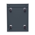  | Alera ALEPAFFCH 14.96 in. x 19.29 in. x 27.75 in. 2 Legal/Letter-Size File Drawers Left or Right File Pedestal - Charcoal image number 4