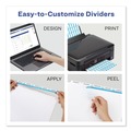Office Jansan | Avery 11423 Index Maker 11 in. x 8.5 in. 5-Tab Traditional Color Print and Apply Clear Label Dividers - Assorted (25/Box) image number 6