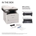Office Electronics & Batteries | Brother MFCL5710DW MFC-L5710DW Business Monochrome Laser AIO Printer Copy Fax Print Scan image number 3