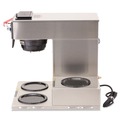 Office Jansan | BUNN 12950.0212 CWTF-3 3 Burner 12-Cup Automatic Coffee Brewer - Black/Stainless Steel image number 2