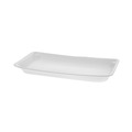 Food Service | Pactiv Corp. 51P110P Supermarket 10.75 x 5.5 x 1.2 Foam Tray - White (400/Carton) image number 1