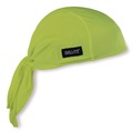 Cooling Gear | Ergodyne 12476 Chill-Its 6615 One Size Fits Most High-Performance Bandana Doo Rag with Terry Cloth Sweatband - Lime image number 0