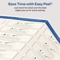 Office Jansan | Avery 04224 1.25 in. x 2.38 in. Dissolvable Labels with Sure Feed - White (90/Pack) image number 4