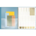 Calendars & Planners | AT-A-GLANCE 160690512 Workstyle 11 in. x 9.38 in. 12-Month (Jan to Dec) 2025 Geometric Artwork Weekly/Monthly Planner - Blue/Gold Cover image number 7