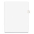 Office Jansan | Avery 01058 11 in.x 8.5 in. 10-Tab Avery Style 58 Preprinted Legal Exhibit Side Tab Index Dividers - White (25/Pack) image number 0