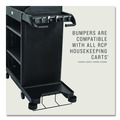 Utility Carts | Rubbermaid Commercial 2202588 Plastic Bumper Kit for Rubbermaid Commercial 2202527/2202581/2202585/2202587 - Black image number 4