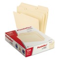  | Pendaflex 4210 1/3 1/3-Cut Assorted Tabs Interior Letter File Folders - Manila (100/Box) image number 0