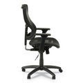 Office Chairs | Alera ALEELT4218S Elusion II Series 275 lbs. Capacity Suspension Mesh Mid-Back Synchro Seat Slide Chair - Black image number 4