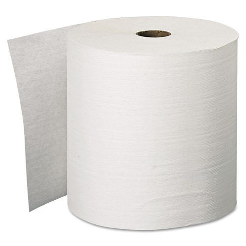 6 Rolls Per Case Kimberly Clark Kleenex Hard Roll Towels White 1-Ply 8in.x600ft 