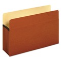 Office Jansan | Universal UNV15363T 5.25 in. Expansion Legal Size Expanding File Pockets - Redrope (10/Box) image number 2