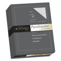 Office Jansan | Southworth 974C 24 lbs. Bond Weight 8.5 in. x 11 in. Parchment Specialty Paper - Gray (500/Box) image number 0
