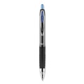  | uni-ball 33951 Medium 0.7 mm Blue Ink Signo 207 Gel Pen Retractable - Smoke/Black/Blue Barrel (1 Dozen) image number 1