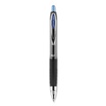 Office Jansan | uni-ball 33951 Medium 0.7 mm Blue Ink Signo 207 Gel Pen Retractable - Smoke/Black/Blue Barrel (1 Dozen) image number 1
