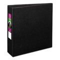 Office Jansan | Avery 27650 11 in. x 8.5 in. 3 in. Capacity 3 Rings Durable Non-View Binder with DuraHinge and Slant Rings - Black image number 0