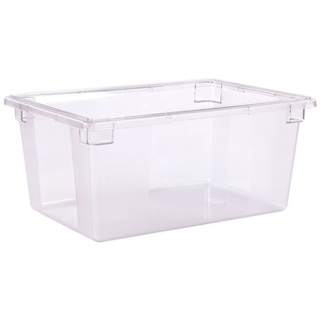 Carlisle 1062307 18 in. x 26 in. x 12 in. 16.6 gal. StorPlus Polycarbonate Food Storage Container - Clear