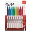 Permanent Markers | Sharpie 32730PP Retractable Permanent Marker - Assorted Colors/Fine Bullet Tip (8/Set) image number 0