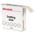 Office Jansan | Koh-I-Noor 25900J01 0.88 in. Diameter Adhesive Drafting Dots - Dries Clear (1-Roll) image number 2