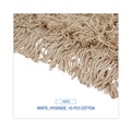 Office Jansan | Boardwalk BWK1318 18 in. x 5 in. Industrial Hygrade Cotton Dust Mop Head - White image number 5