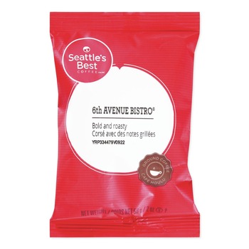 Seattle's Best 2 oz. Packet Premeasured Coffee Packs - 6th Avenue Bistro (18/Box)