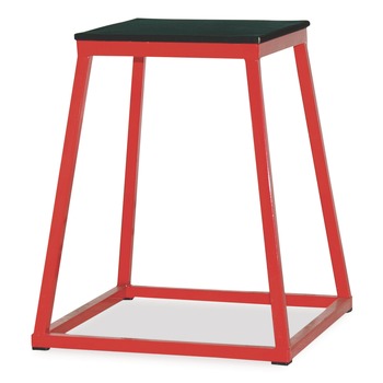 Champion Sports 21 in. x 21 in. Base 24 in. H Plyo Box - Red/Black