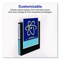 Office Jansan | Avery 23011 1 in. Capacity 8.5 x 5.5 Mini Size Protect and Store View Binder with 3 Round Rings - White image number 2