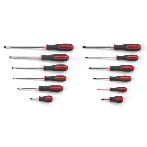Screwdrivers | GearWrench 80051 12 Pc Combination Dual Material Screwdriver Set image number 0