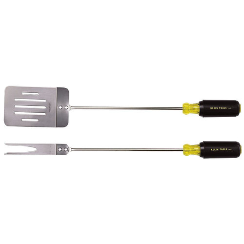 Grill Accessories | Klein Tools 98222 2-Piece BBQ Tool Set image number 0