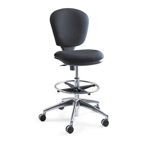  | Safco 3442BL Metro Collection Extended Height Swivel/tilt Chair, Black Fabric image number 0