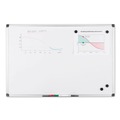  | MasterVision MA0207170 18 in. x 24 in. Value Lacquered Steel Magnetic Dry Erase Board - White Surface, Silver Aluminum Frame image number 4