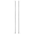 Office Filing Cabinets & Shelves | Alera ALESW59PO36SR 36 in. Stackable Posts for Wire Shelving - Silver (4/Pack) image number 1