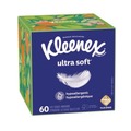 Tissues | Kleenex 54278 Ultra Soft 3-Ply Facial Tissue - White (18/Carton) image number 2