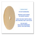 Cleaning Cloths | Boardwalk 7000126614 27 in. Diameter Burnishing Floor Pads - Tan (5/Carton) image number 5