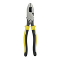 Pliers | Klein Tools J213-9NECR Journeyman 9 in. Pliers Connector Crimp Side Cut image number 3