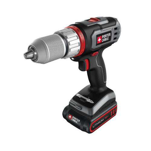 Drill Drivers | Factory Reconditioned Porter-Cable PCL180DRK-2R 18V Tradesman Lithium-Ion Brushed 1/2 in. Cordless Drill (1.1 Ah) image number 0