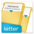 Office Jansan | Cardinal 84009 11 in. x 8-1/2 in. Letter Poly Ring Binder Pockets - Assorted Colors (5/Pack) image number 1