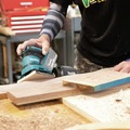 Orbital Sanders | Makita XOB02Z 18V LXT Brushless Lithium-Ion 1/4 Cordless Finishing Sander (Tool Only) image number 1