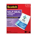 Bulk Savings Pricing 2 | Scotch LS854-25G-WM 9 in. x 11.5 in. 9.5 mil. Self-Sealing Laminating Pouches - Gloss Clear (25/Pack) image number 0